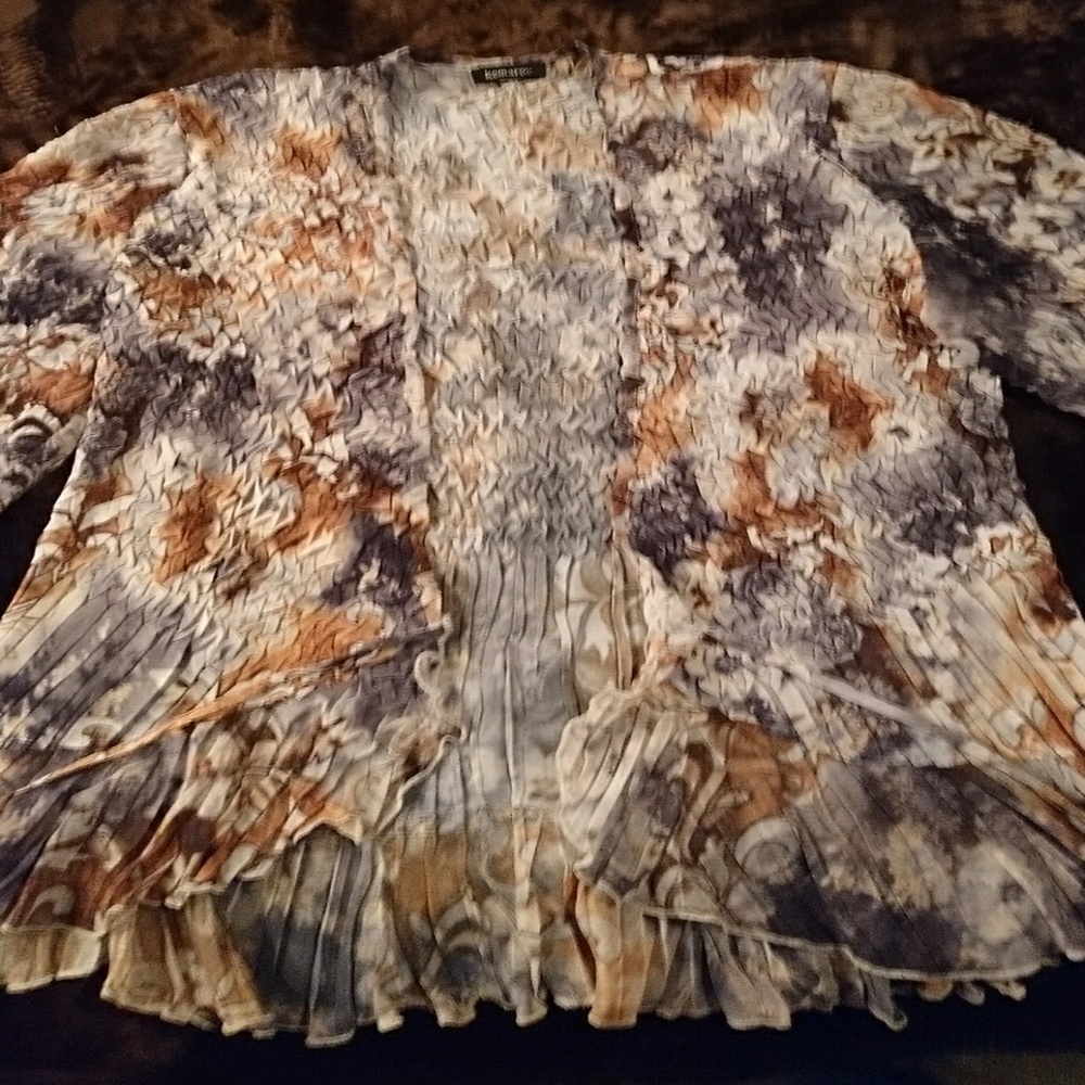 Ruffled cover up
